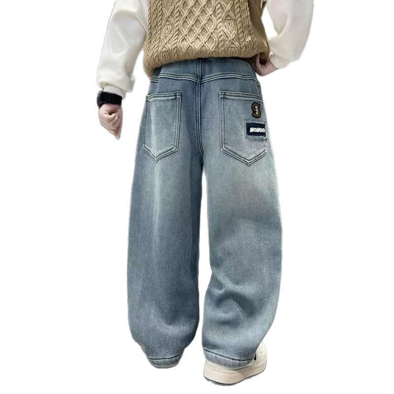 Trendy Losse Jeans voor Jongens: Lente/Herfst Stijl voor Kinderen 8-12