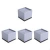 4Pcs Bed Risers Furniture Lifting Pads Shockproof Anti Slip Height Adjustable Supports Feet