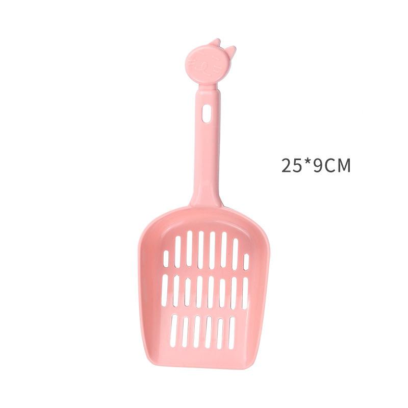 

Густой совок для кошачьего туалета конфетного цвета, полый совок для кошачьего туалета, чистящие средства для кошачьего туалета