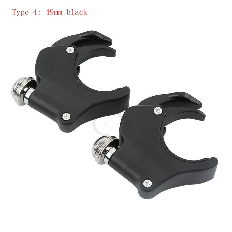 Motorcycle 39mm 49mm Quick Release Windscreen Clamps For Harley Dyna Sportster Street Fat Bob Wide Super Glide Forty Eight FXDB