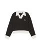 LUVISTRUE Ac Logo Collar Knit(Black)