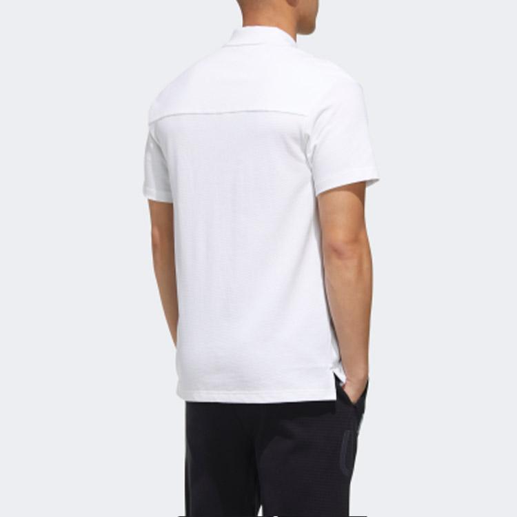 Adidas Sporty Short Sleeve Polo Shirt Men tops White FM9368