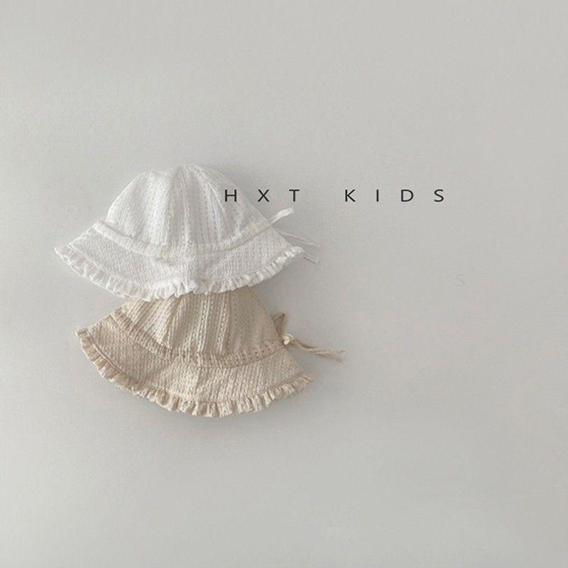 Adjustable Baby Sun Hat with Ruffles - Stylish Lightweight Protection for Spring & Autumn