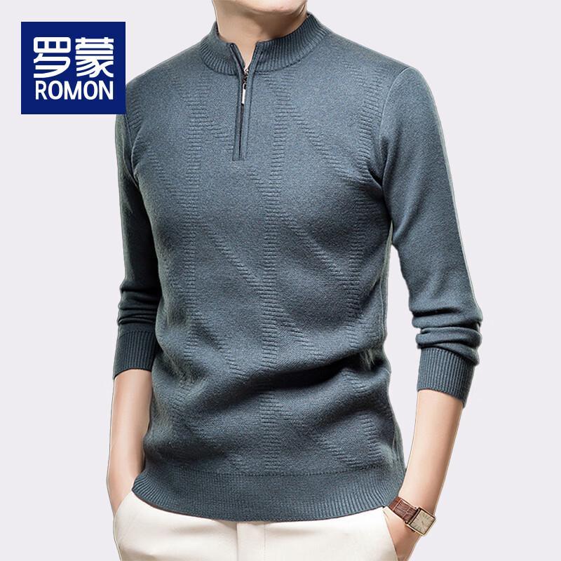 

Romano Men s Half-Turtleneck Pullover Knit Sweater 4XL