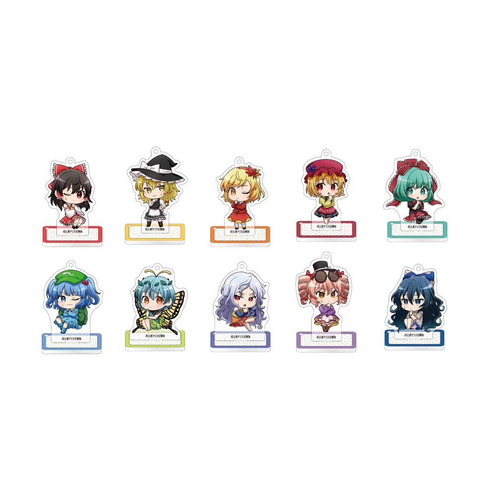 

Touhou Project Acrylic keychain collection with stand BOX of 10 [Original version]