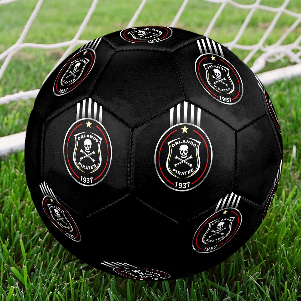Orlando Pirates Soccer Ball Colorful All Ages Machine Stitched PVC Competition Ready Durable High-Bounce.SIZE5