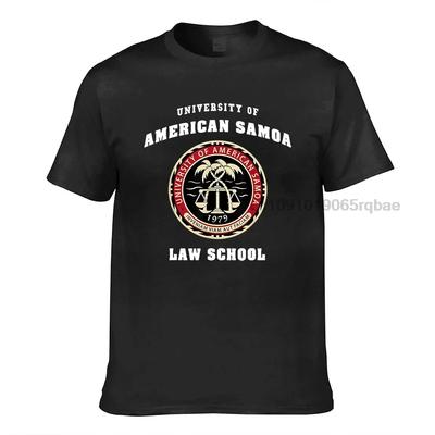 Bcs Université d'American Samoa École de Droit T-shirt Unisexe T-shirts Loisirs T-shirts Classiques Col Rond 100% Coton 2xl 3xl Vêtements