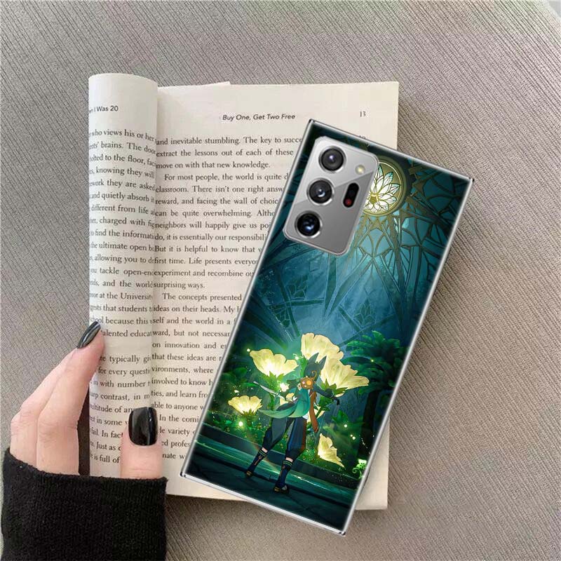 

Чехол для телефона Genshin Impact Тигнари для Samsung Galaxy S25 Edge S24 S23 FE S22 S26 Ultra S21 S20 S10 Plus Capa Мягкий Samsung S26 Ultra 5G