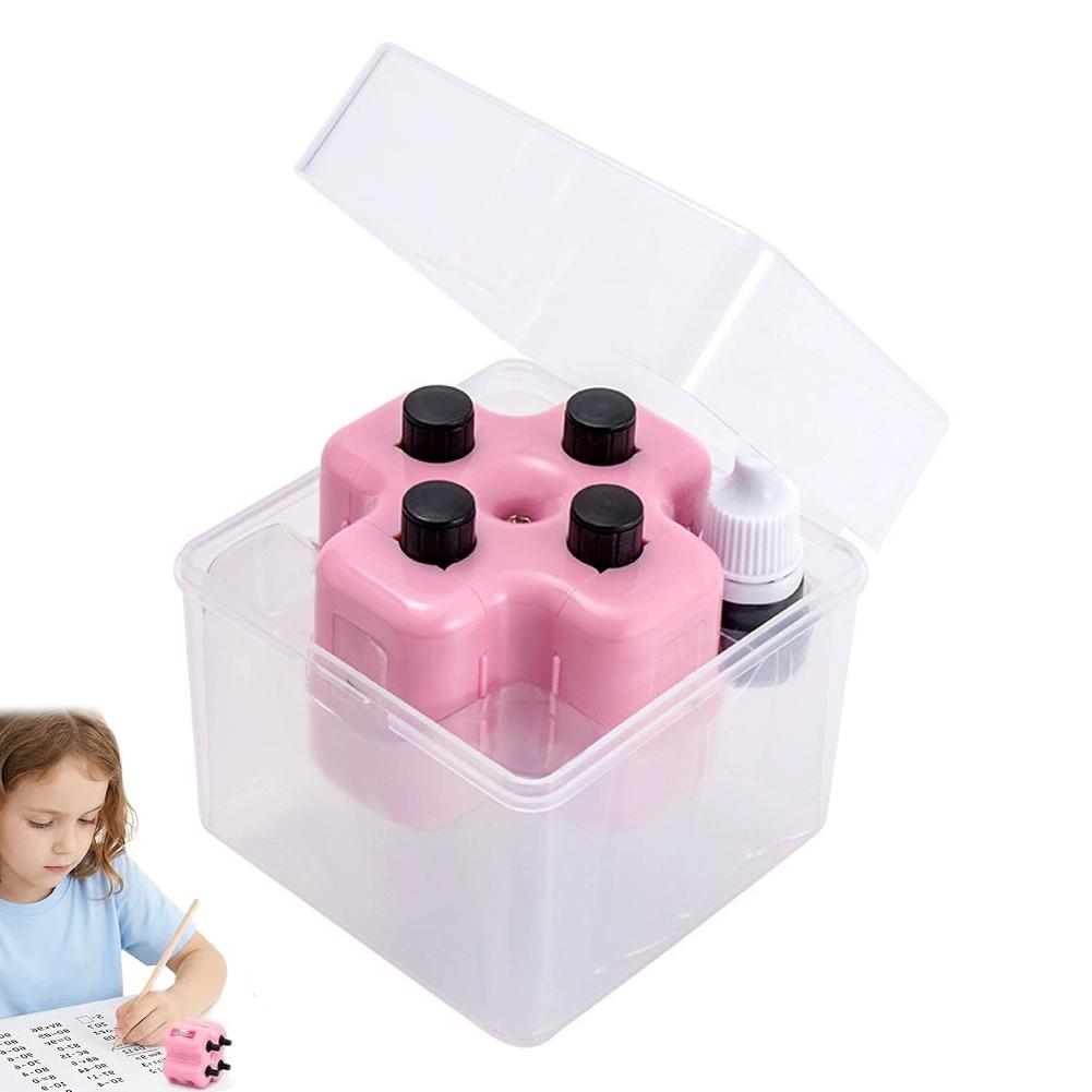 Math Practice Stamp 4 In 1 Fill In The Blank Educational Tool Digital Roller Stamp for Addition Subtraction Multiplication