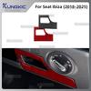 Carbon Fiber Style Interior Sticker for Seat Ibiza 6F 2018 2019 2020 2021 2022 2023 2024 2025 LHD RHD Interior Panel