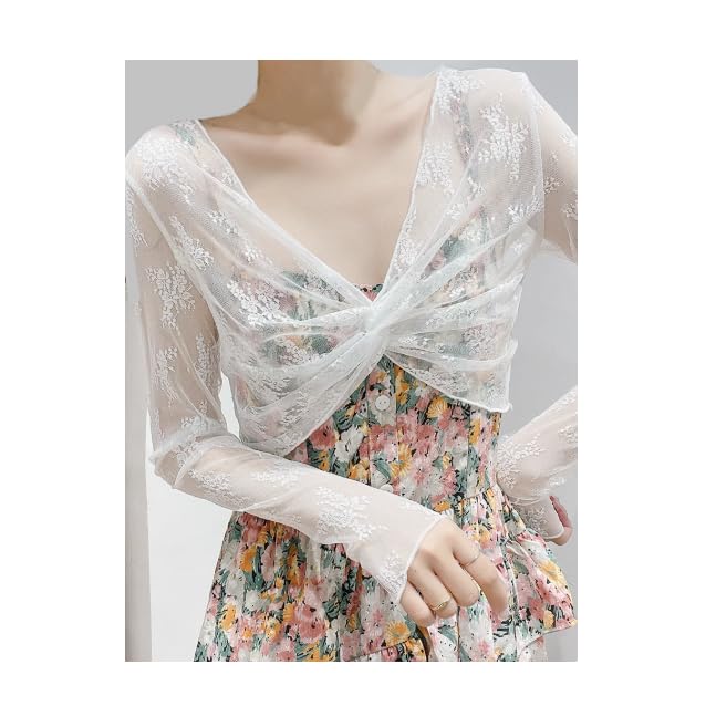 [Pro Dance] ProDance Brown Ballet Tops Adults Mesh Twisted Chest