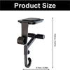 M-Modern-Mantel Hanger Adjustable Hooks-Heavy Duty 2 In 1 Fireplace Stocking And Garland Hanger Securely Holds For Decorations