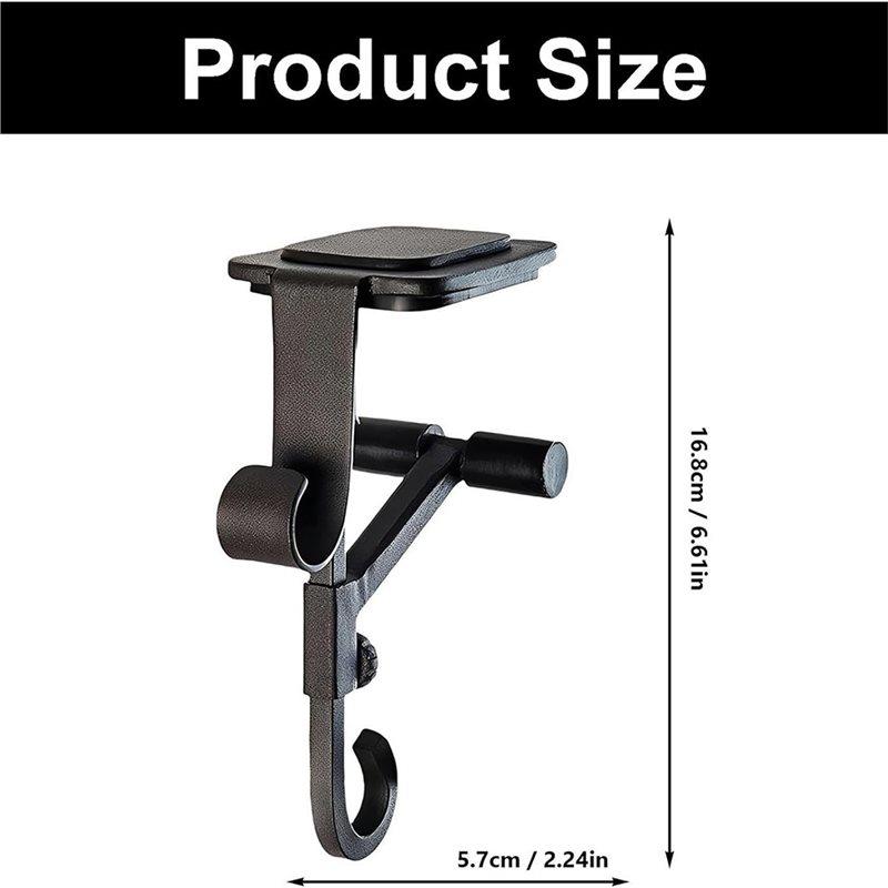 M-Modern-Mantel Hanger Adjustable Hooks-Heavy Duty 2 In 1 Fireplace Stocking And Garland Hanger Securely Holds For Decorations