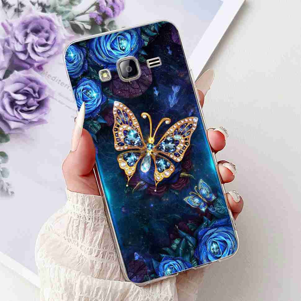 For Samsung Galaxy J5 Case Luxury Painted Cover Soft Slim Phone Case For Samsung J 5 J5 J500Y J500M 2015 Back Cover
