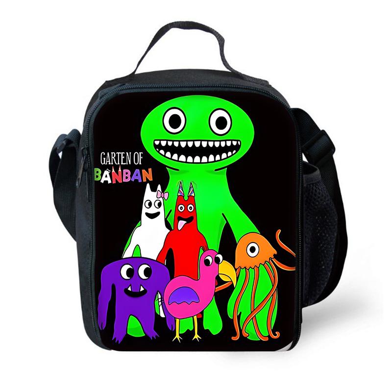 Child School Gartens of BanBans Game Backpack with Lunch Bags ,Pencil Bags ,School Bags for Boys Girls Best Gift