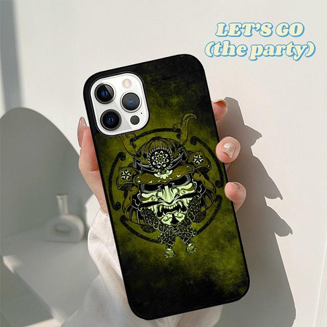 Autumu Hannya Demon Oni Phone Case Cover for iPhone 17 Air 16 16e 15 12 11 13 14 Pro Max Apple Plus Coque
