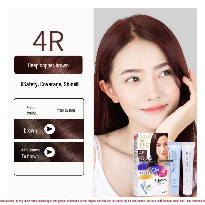 Dariya Taliya Japanese Hair Dye - Plant-Based, No-Irritation, Covers White Hair