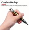 Detail Repair Tap Down Pen with Metal Body and Three Contact Heads for Vehicle Panel Finishing, Storage and Routine Workshop Use Carry