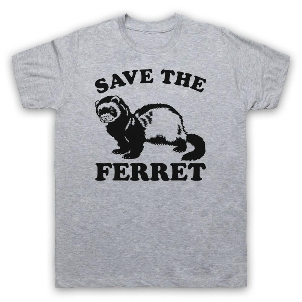 

Save The Ferret Animal Rights Protest Slogan Mens And Womens T-Shirt 3XL