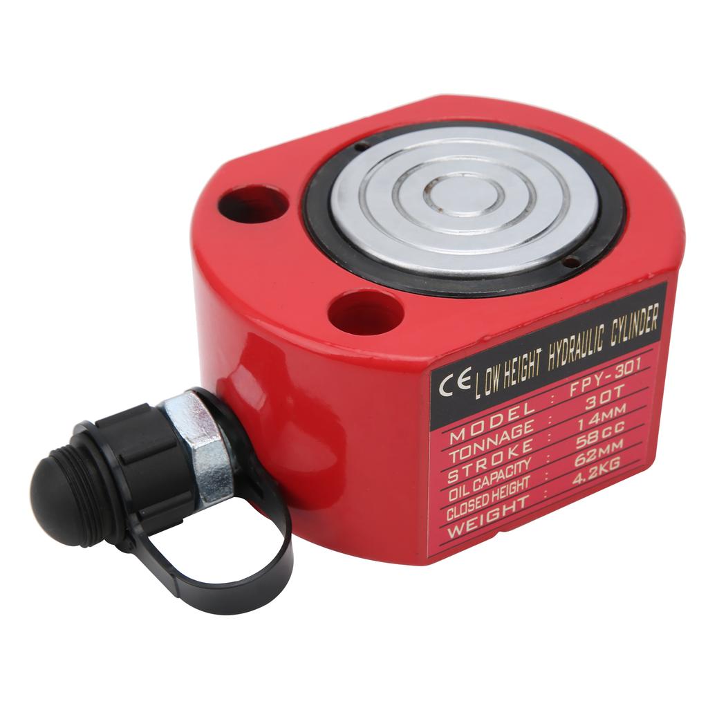 Ultra Thin Hydraulic Cylinder 30T 45# Steel Separate Hollow Hole Industrial Tool FPY?301
