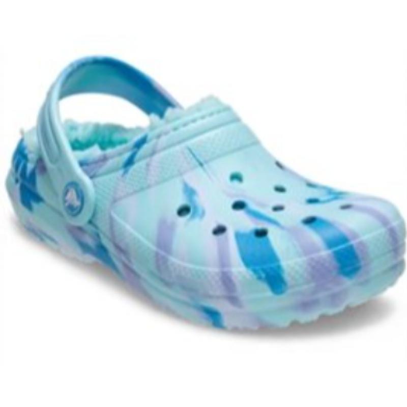 Crocs Classic Lined Marble Clog Kids 207773 1iq