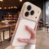 Applicable To iPhone17PRO Lens Large Window Lychee Leather Pattern Mobile Phone Case Apple 15 Business Case Lychee Pattern