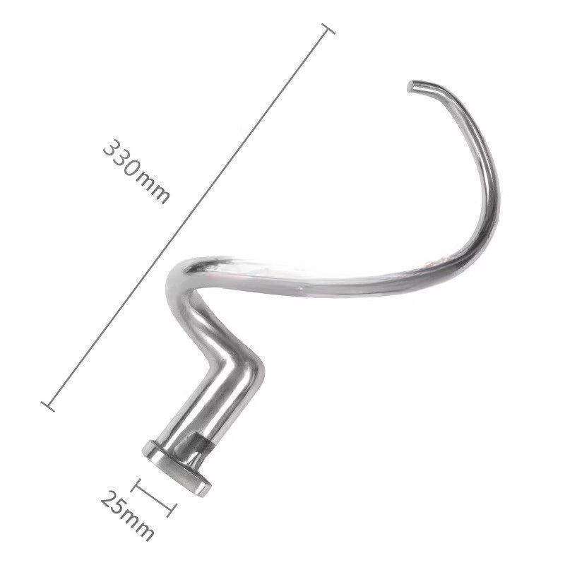 Кухонный миксер Hongling B20-B объемом 20 л, взбиватель яиц с чашей для теста из нержавеющей стали, насадками-венчиком и крюком