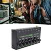 Studio Sound Mixer RGB Light Low Noise 6 Channels Mono Stereo Professional Sound Mixer for Home