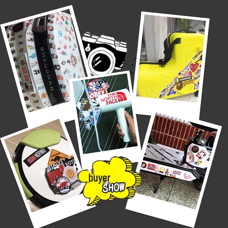 Danganronpa Mystery Game Stickers: 50 Cartoon Pack for Suitcase, Car, Scooter, and Fridge Decoration.