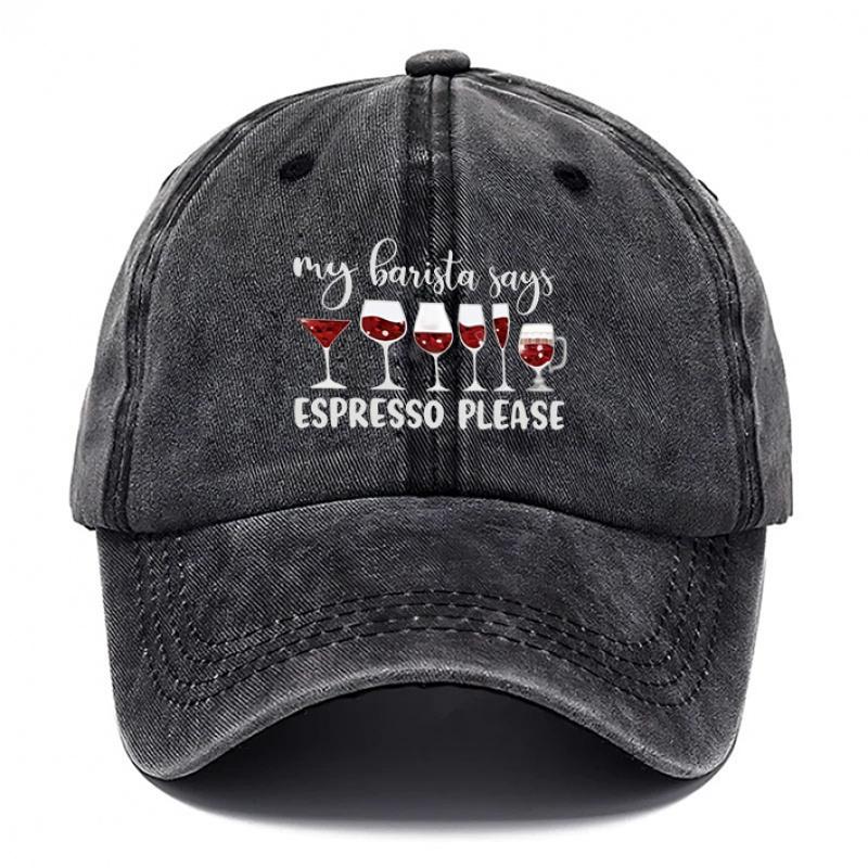 pc Drink Style Hat Hats for Men Beach Hat for Women Outdoor Casual Washed Baseball Caps Breathable Washed Baseball Caps Ad