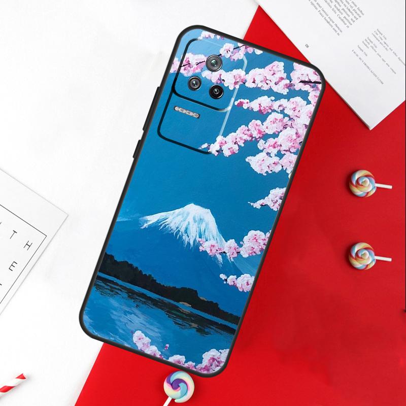 Cherry Blossom Floral Cover For Xiaomi 13T 11T 12T 14T Pro 13 14 15 Ultra POCO X7 Pro X3 X5 X6 F5 F6 M6 Pro Case