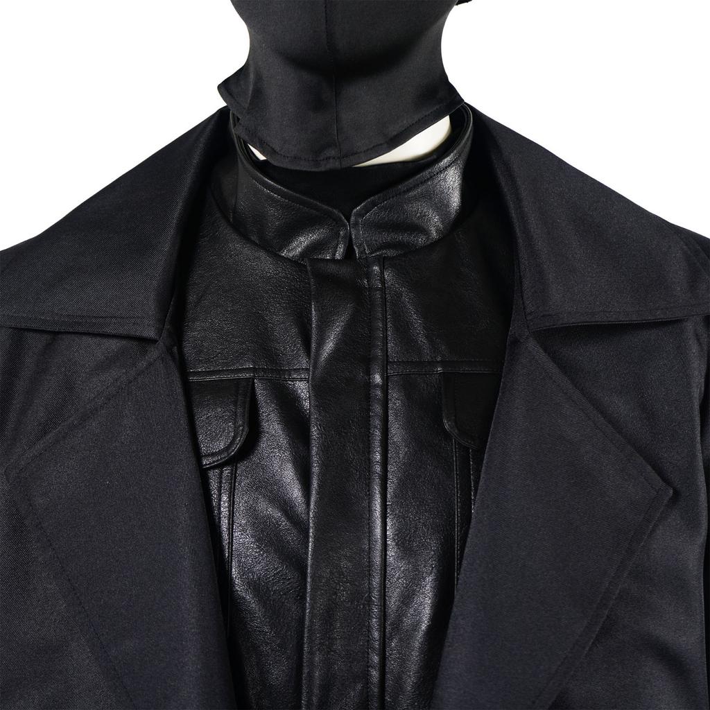 Men's Dark Cosplay Costume with Design for Halloween Stage Performance