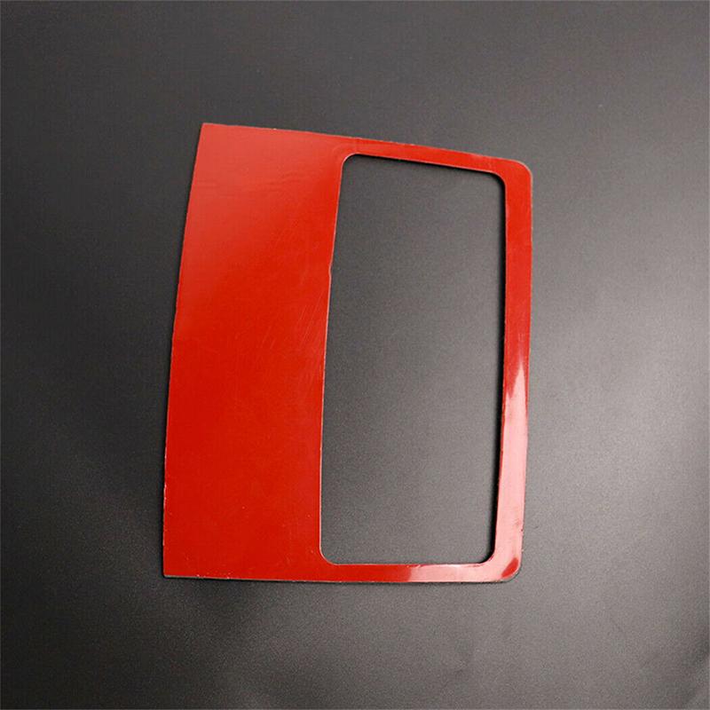 Rear AC Vent Cover Carbon Fiber Trim Frame Rear Air Conditioner Outlet Sticker for BMW 3 Series E90 E92 2005-2012