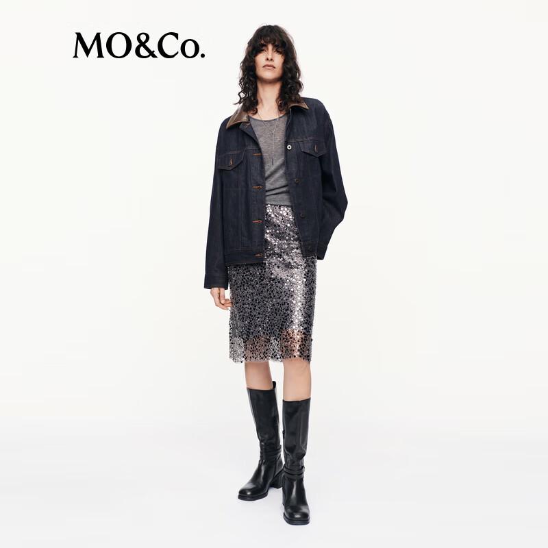 

MO&Co. Женская джинсовая куртка XS (155cm)