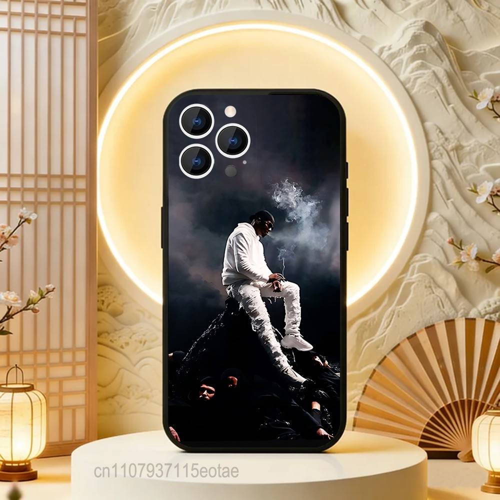 

Diamant Noir album Phone Case Silicone Soft For IPhone 16,17,15,11,13,12,14,Mini,Pro,Max,Plus,Air,E Black iPhone15plus