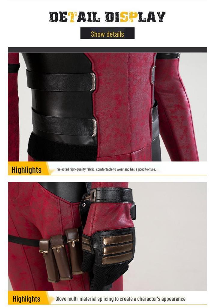 Deadpool & Wolverine Cosplay Jumpsuit Costume - Deadpool 3 Inspired #230638