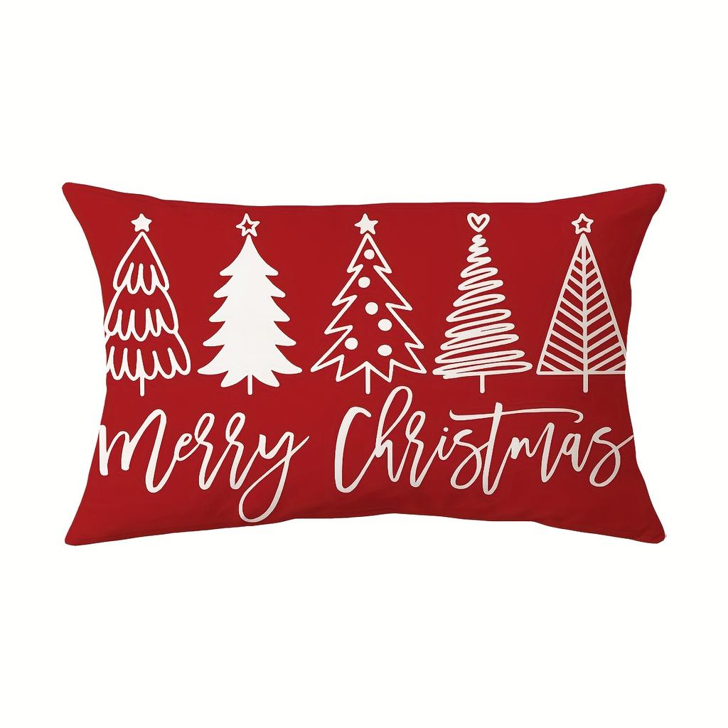Christmas Throw Pillow Covers, Double Sided Printed Throw Pillowcase, Throw Pillow Covers Decor, Home Decor