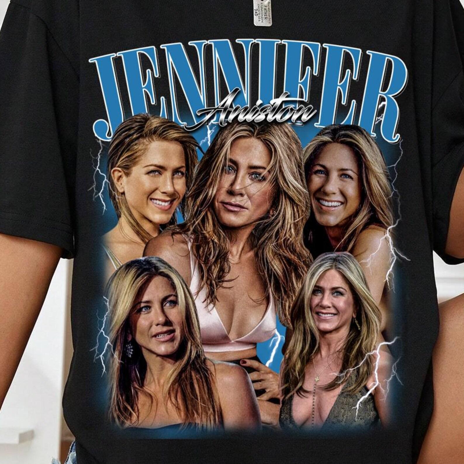 Limited Jennifer Aniston Vintage T-Shirt, Retro Friends TV Show Gift for Women and Men, Unisex Hollywood Star Fan Tee|............||| 3XL