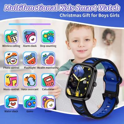 Enfants Garçons Filles Cadeau Montre Intelligente Tracker de Fitness Appel Bluetooth Montre Intelligente Hommes Femmes Montre Enfant Podomètre Étanche