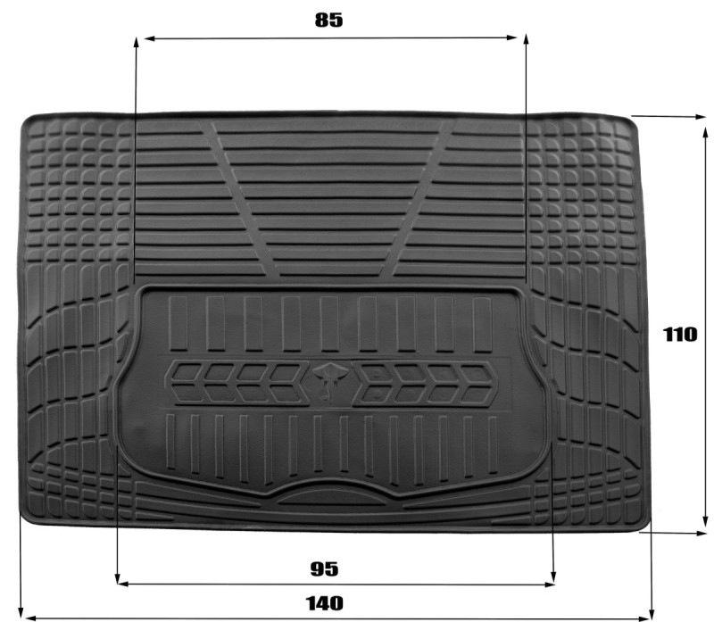 

Universal trunk mat 1400x1100 (Stingray, polyurethane)
