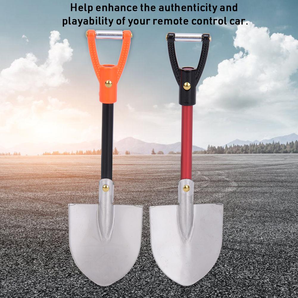 2 PCS / Set Simulation Metal Shovel RC Car Decoration Accessory Fit for 1/10 RC Crawler
