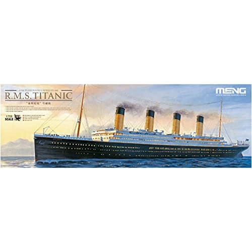 Meng Model 1/700 Titanic Luxury Cruise Ship Pre-Colored Plastic Model MPS008