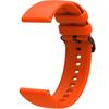 Universal Silicone Strap 22mm, Smooth, Orange