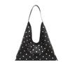 New Stylish and Simple Shoulder Bag Trendy Rivet Personalized Underarm Bag Niche Design Handbag