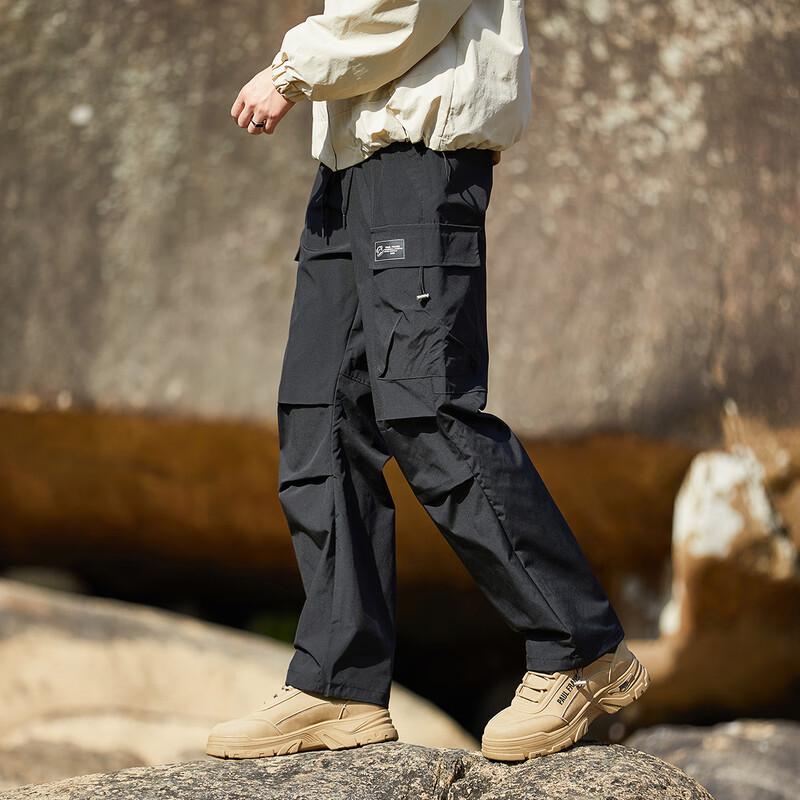 paul frank Men's Loose Straight Leg Cargo Pants