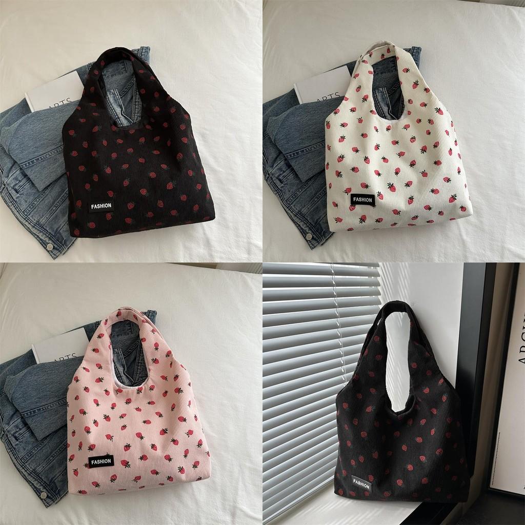 Stylish And Spacious Black White Pink Canvas Tote Bag For Women Ideal For Commuting 2024 Summer New Design