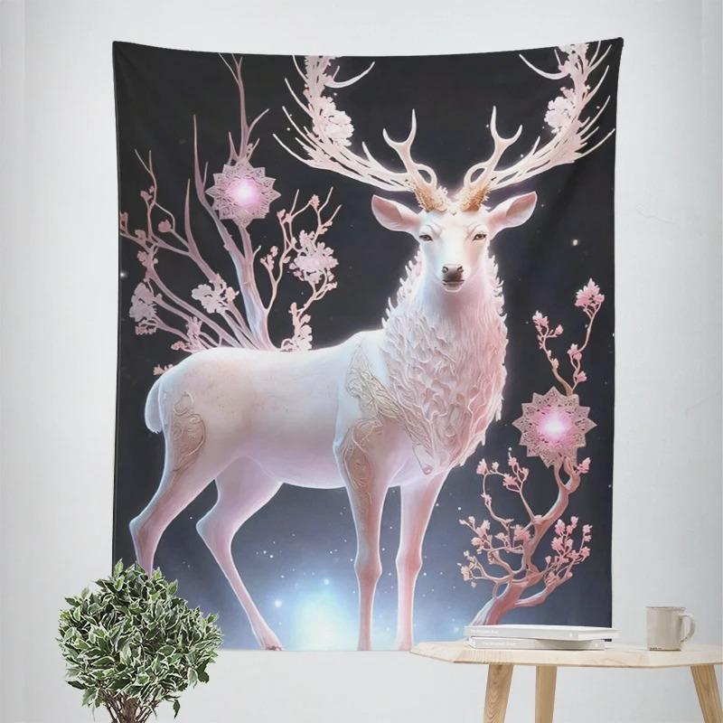 Beautiful Fawn Decorative Tapestry Home Wall Decor Office Living Room Tapestry
