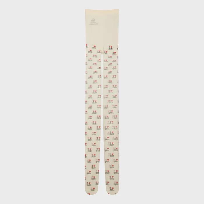 I LOVE SUN STOCKINGS BEIGE