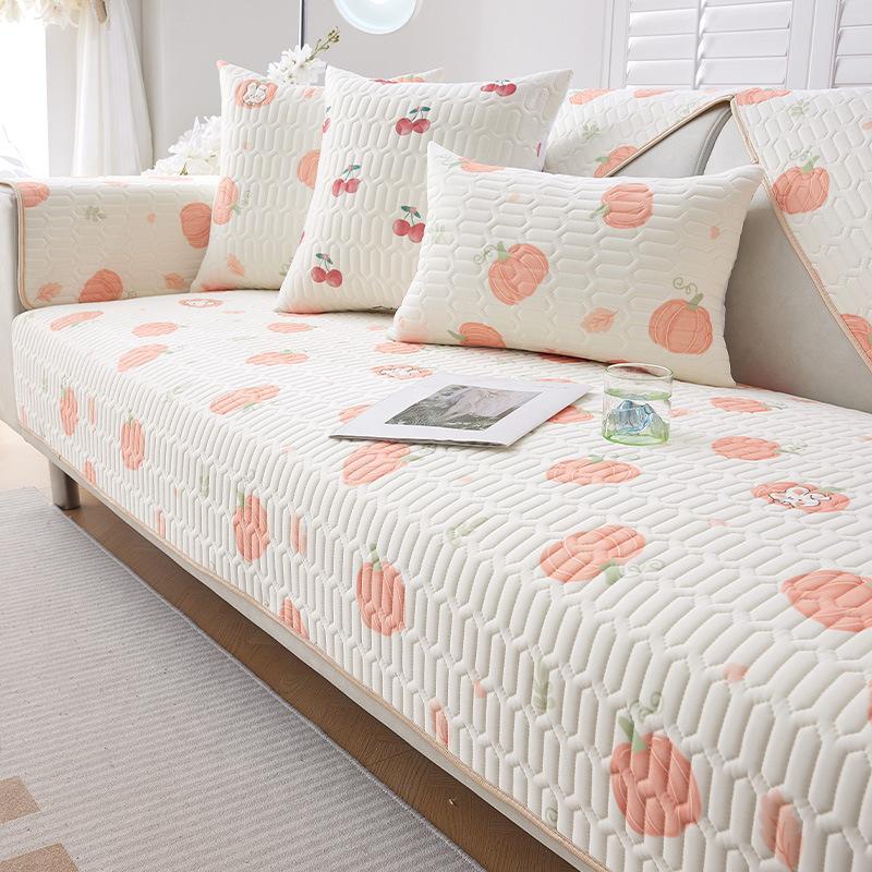 

Latex mat sofa cushion, summer and summer non-slip seat cushion, new ice silk sofa cover cover 45 * 45cm pillow cover