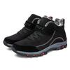 Waterproof Autumn Winter Men Boots Suede Warm Snow Women Boots Men Work Casual Shoes High Top High-top Non-slip Ankle Boots